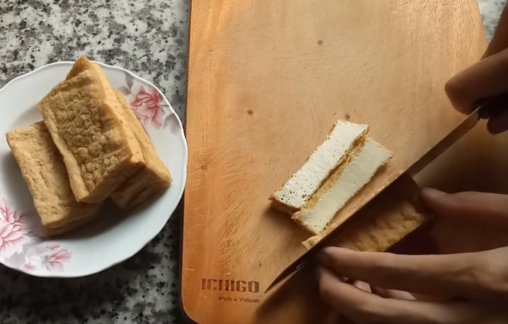 Bước 1 Sơ chế nhân bánh xèo Bánh xèo chay