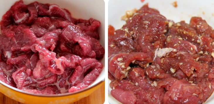 Bước 2 Ướp thịt bò Bò nướng ngói