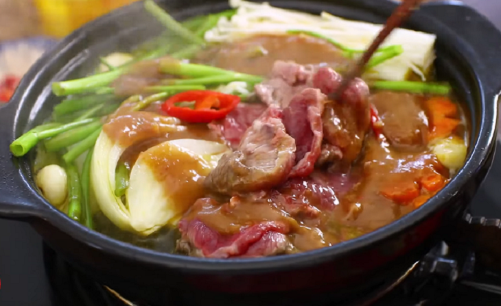Bước 4 Làm bò sốt me bơ đậu phộng Bò sốt me đậu phộng