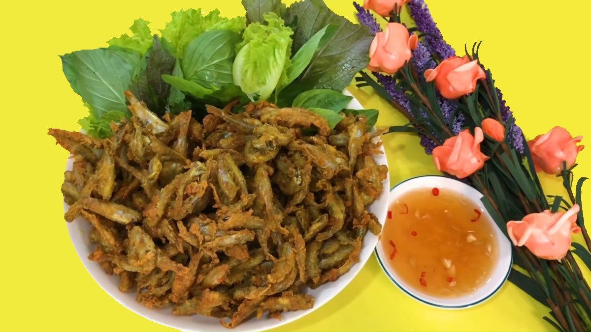 Cá lòng tong chiên giòn