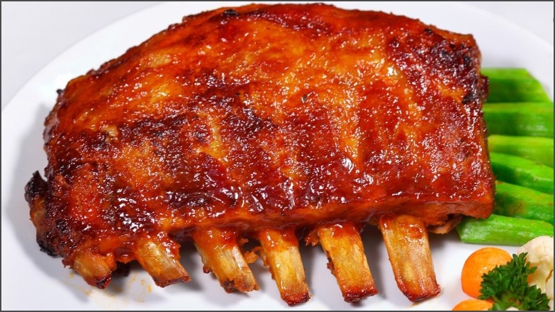 Sườn dê nướng