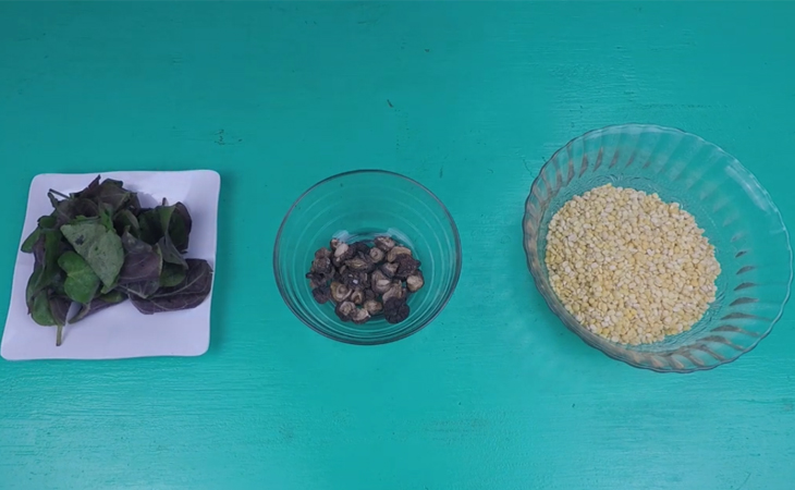 Nguyên liệu món ăn giò lụa chay đậu xanh