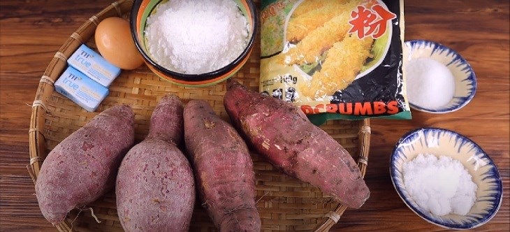 Nguyên liệu món ăn khoai lang que