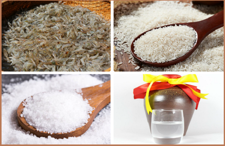 Nguyên liệu món ăn mắm tép