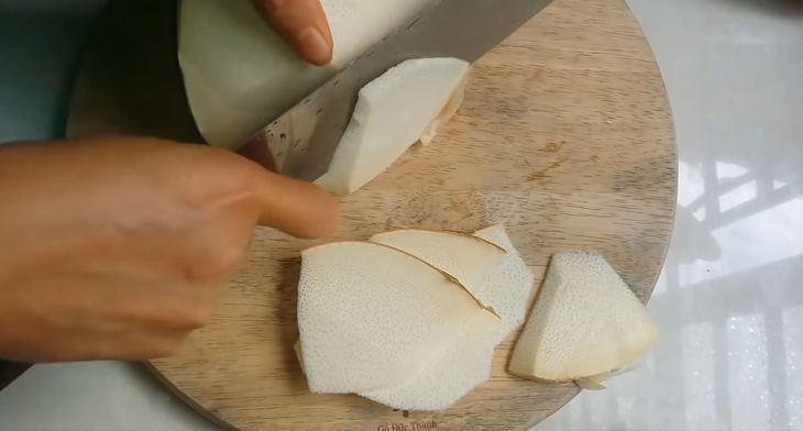 Bước 3 Cắt măng Măng khô
