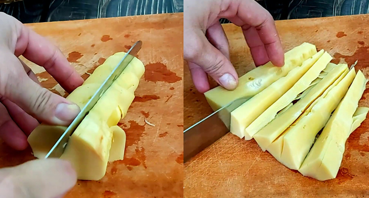 Bước 3 Cắt măng Măng khô