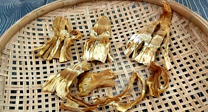 Bước 4 Phơi măng Măng khô