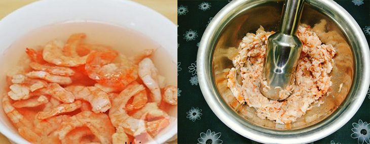 Bước 2 Sơ chế các nguyên liệu khác Bánh mì chiên tôm
