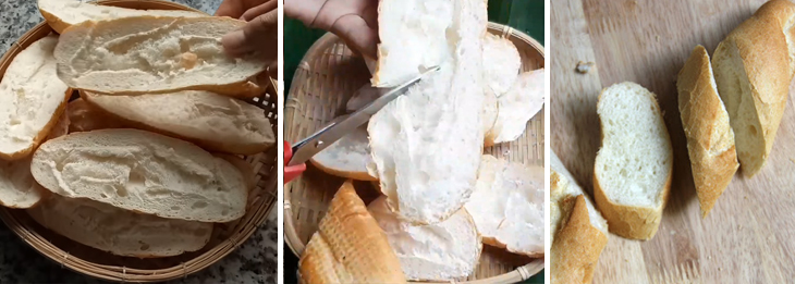 Bước 2 Sơ chế các nguyên liệu khác Bánh mì chiên tôm