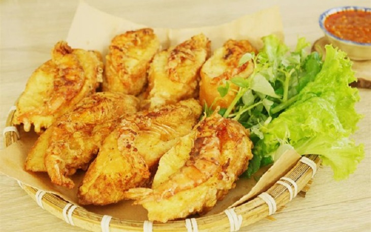 Bước 6 Thành phẩm Bánh mì chiên tôm