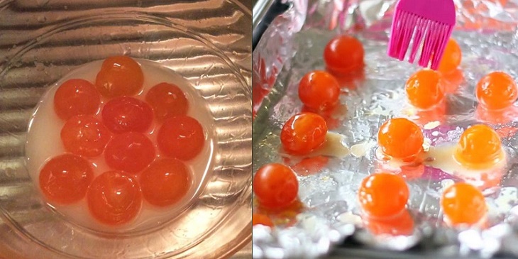 Bước 3 Sơ chế trứng muối Da cá trứng muối