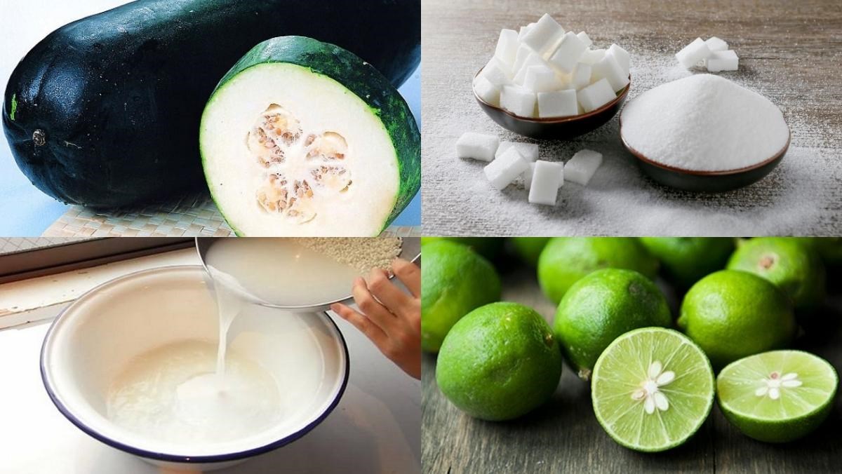 Nguyên liệu món ăn mứt bí
