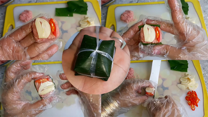 Bước 6 Gói nem Nem chua chay