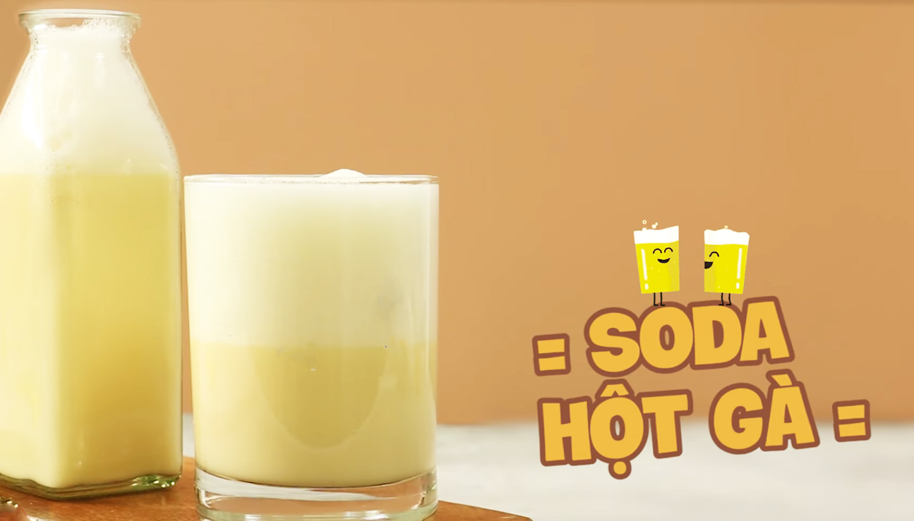 Bước 4 Thành phẩm Soda sữa hột gà