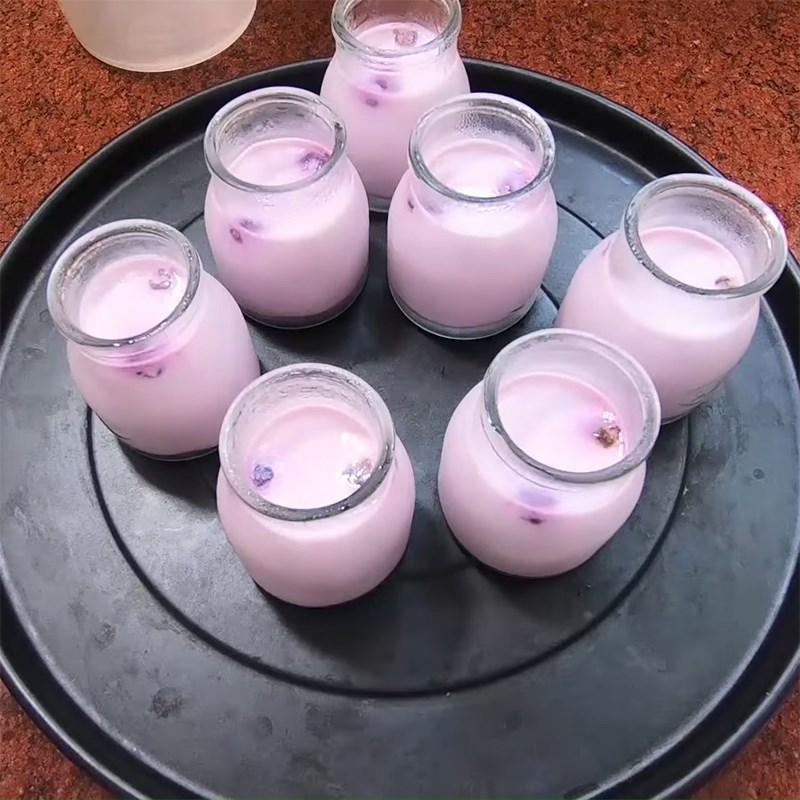 Bước 6 Thành phẩm Sữa chua việt quất