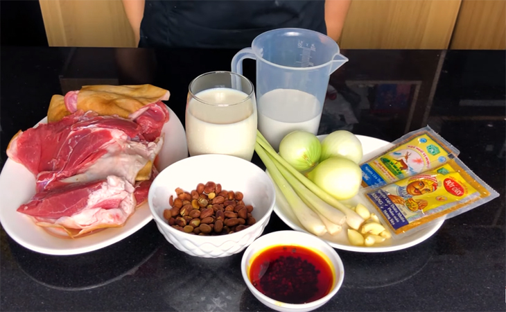 Nguyên liệu món ăn thịt dê xào lăn