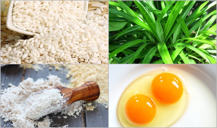 Nguyên liệu món ăn xôi cadé