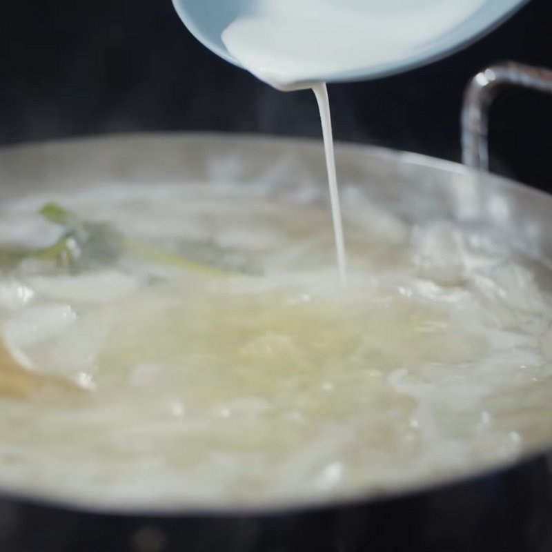 Bước 4 Nấu chè bưởi đậu xanh Chè bưởi đậu xanh