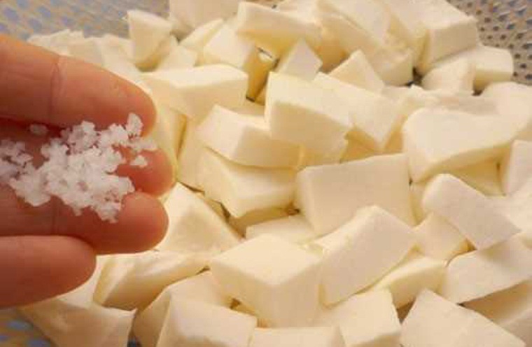 Bước 2 Sơ chế cùi bưởi Chè bưởi