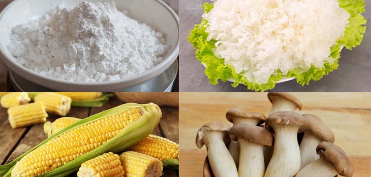 Nguyên liệu món ăn súp cua chay