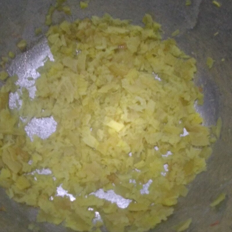 Bước 1 Sơ chế nguyên liệu Canh cải ngồng tôm khô