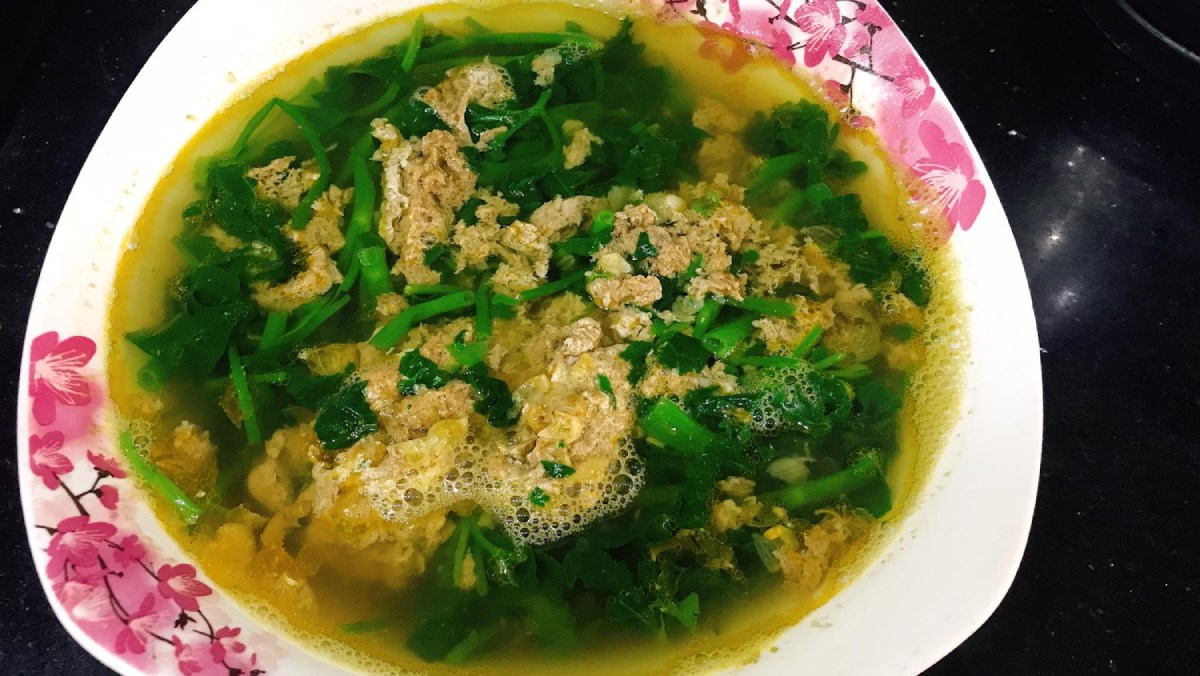 Canh cua nấu rau muống (Công thức được chia sẻ từ người dùng)