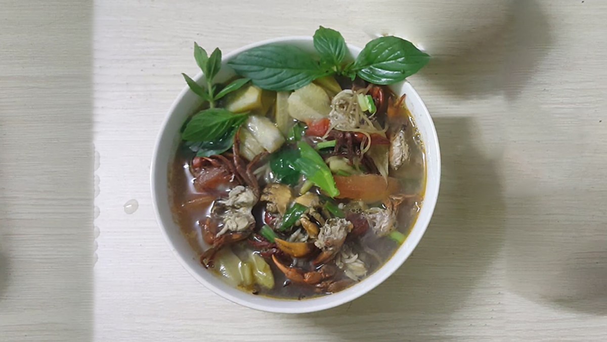 Canh cua nấu khế