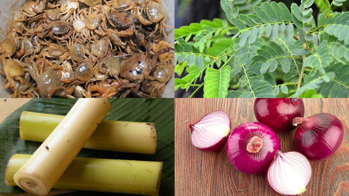 Nguyên liệu món ăn canh cua chua