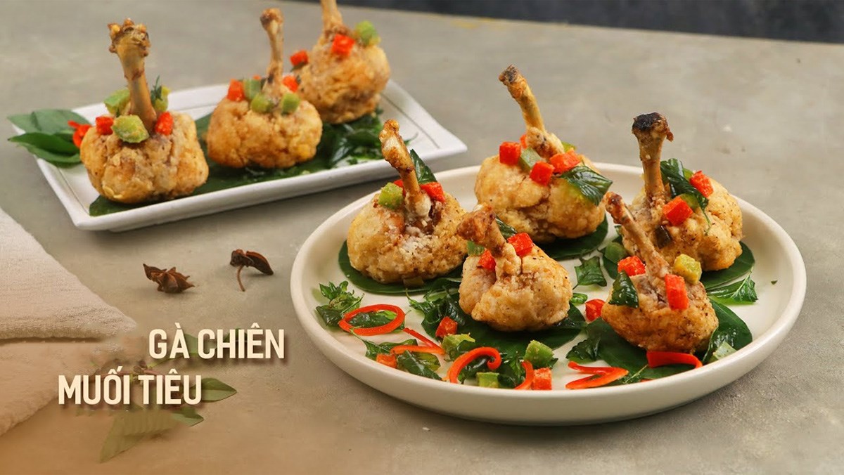 Cánh gà chiên muối tiêu