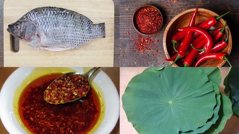 Nguyên liệu món ăn 3 món cá rô phi nướng