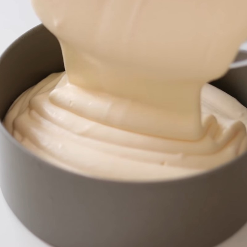 Bước 6 Cắt bánh, đổ khuôn tiramisu Tiramisu trà xanh