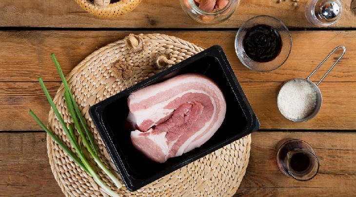 Nguyên liệu món ăn thịt ba chỉ cuộn bì chiên giòn