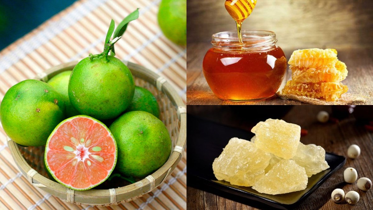 Nguyên liệu món ăn chanh đào mật ong