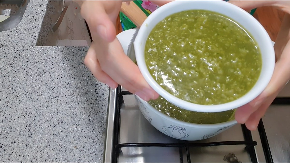 Cháo rau má cá chép