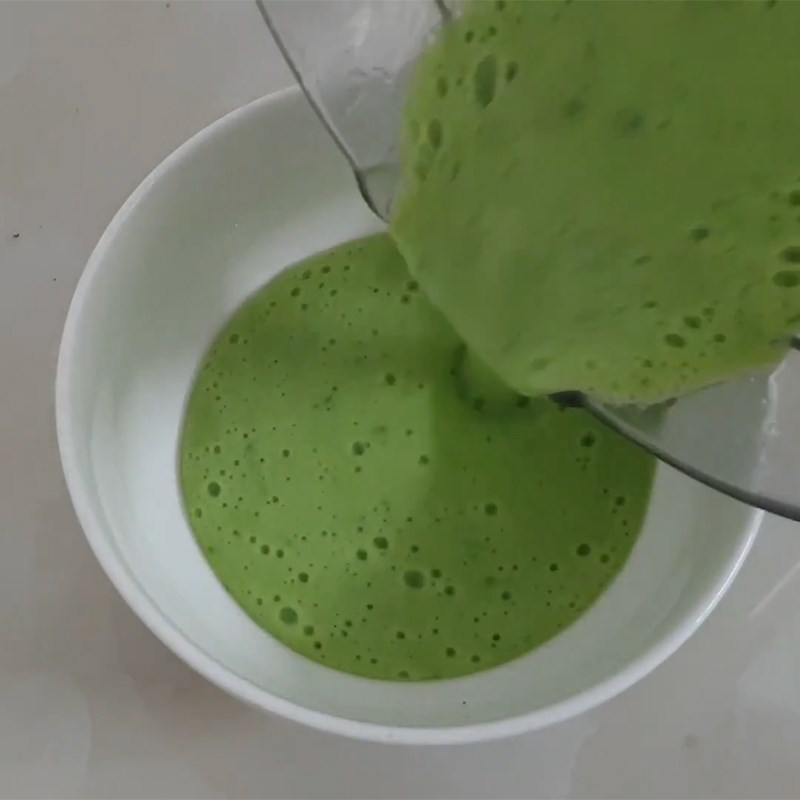 Bước 3 Hoàn thành Cháo tôm rau cải ngọt phô mai