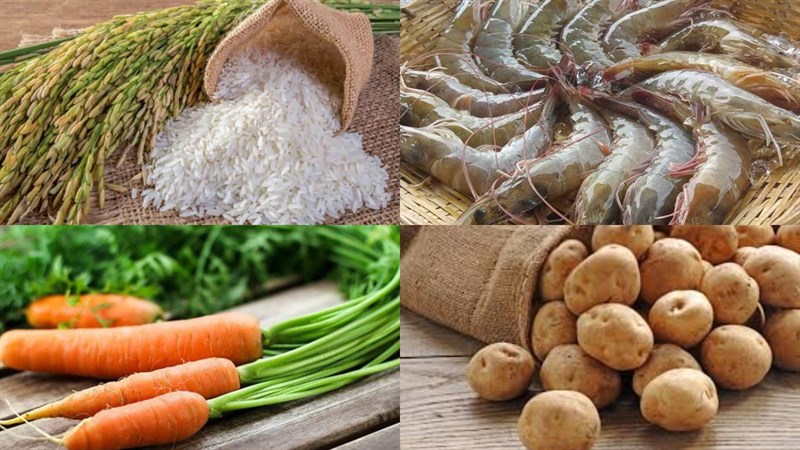 Nguyên liệu món ăn 2 cách nấu cháo tôm với khoai tây cho bé ăn dặm