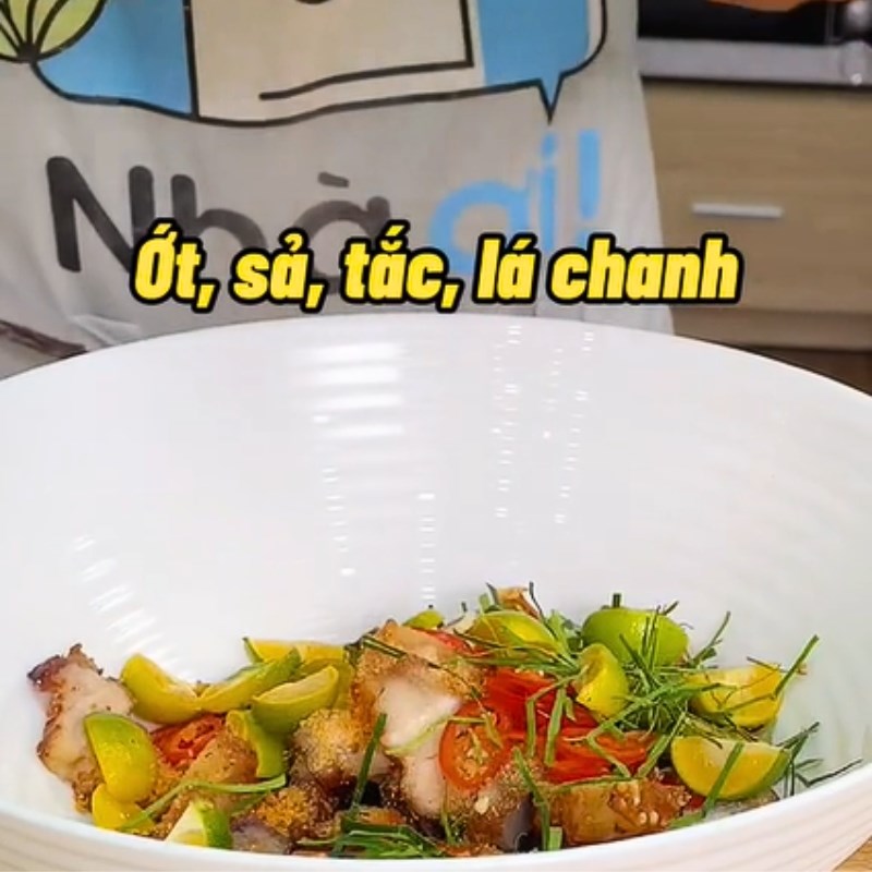 Bước 3 Chế biến Ba rọi lắc sả tắc (Công thức được chia sẻ từ Tiktok Cách Nấu Ngon cùng Cách Nấu Ngon)