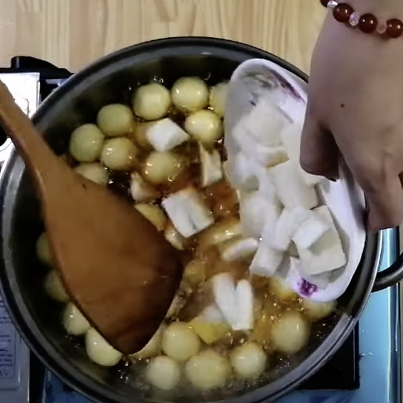 Bước 6 Nấu chè sắn bưởi Chè sắn bưởi dẻo