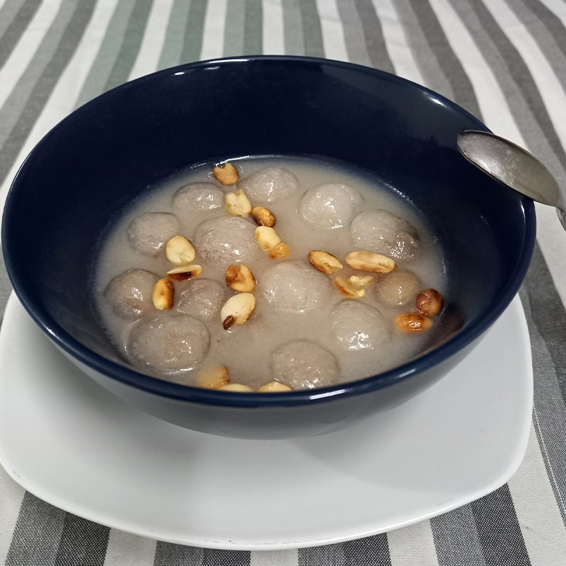 Bước 5 Thành phẩm Cách làm chè bột lọc nhân đậu phộng (lạc)