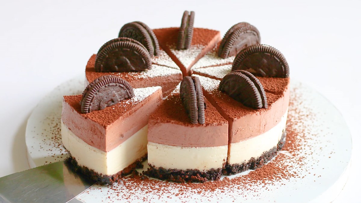 Cheesecake cà phê oreo