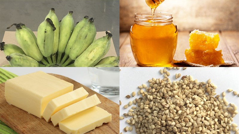Nguyên liệu món ăn 4 cách làm snack chuối