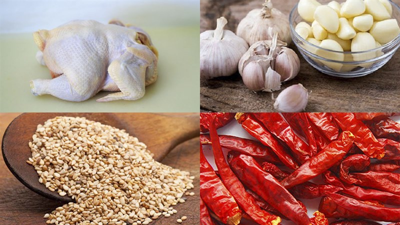 Nguyên liệu món ăn gà nướng