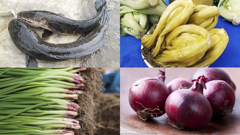 Nguyên liệu món ăn cá lóc hấp dưa cải (cải chua)
