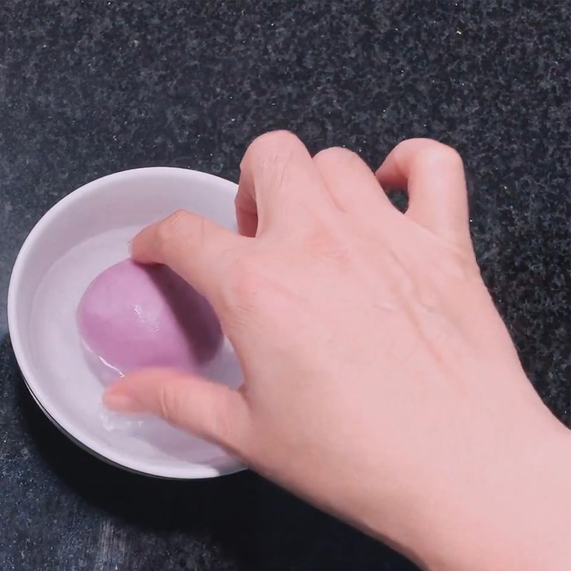 Bước 5 Chiên bánh Bánh rán khoai môn phô mai