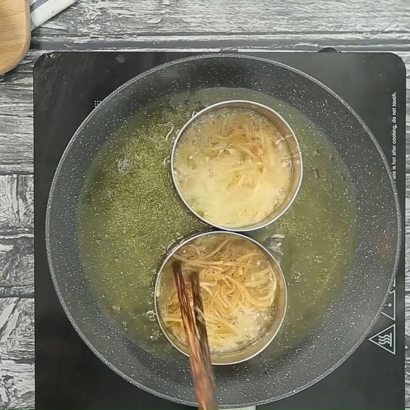 Bước 3 Chiên bánh Bánh khoai tây chiên cay