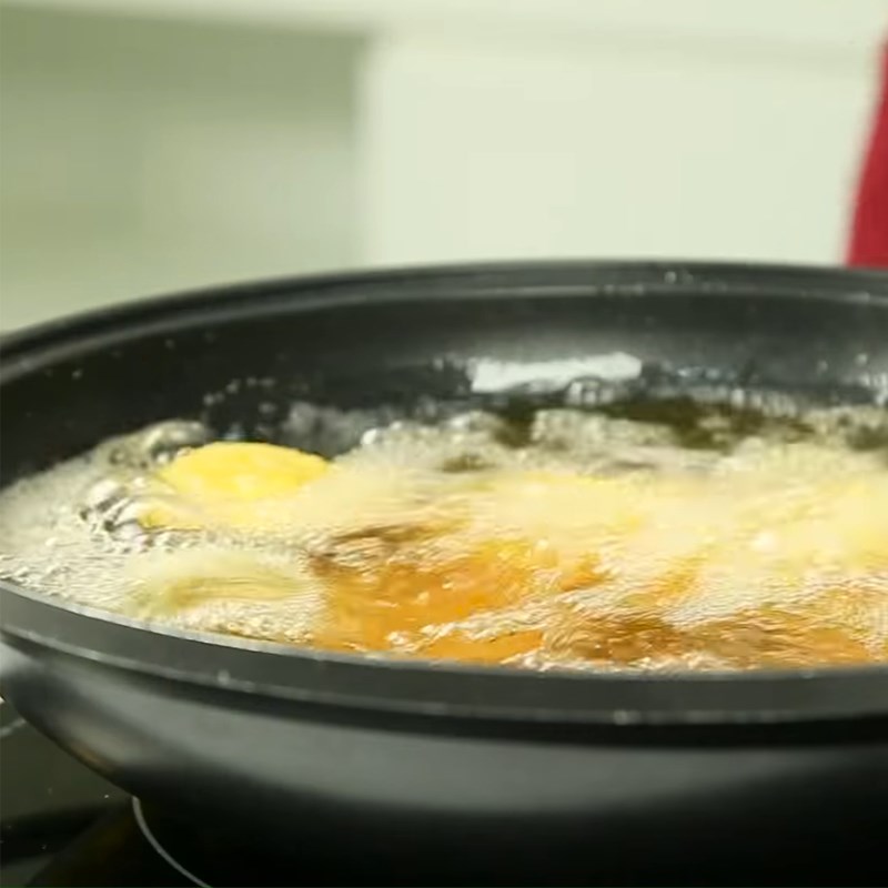 Bước 5 Chiên bánh Bánh khoai tây chiên phồng