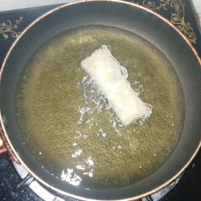Bước 4 Chiên chả giò Chả giò rế chay