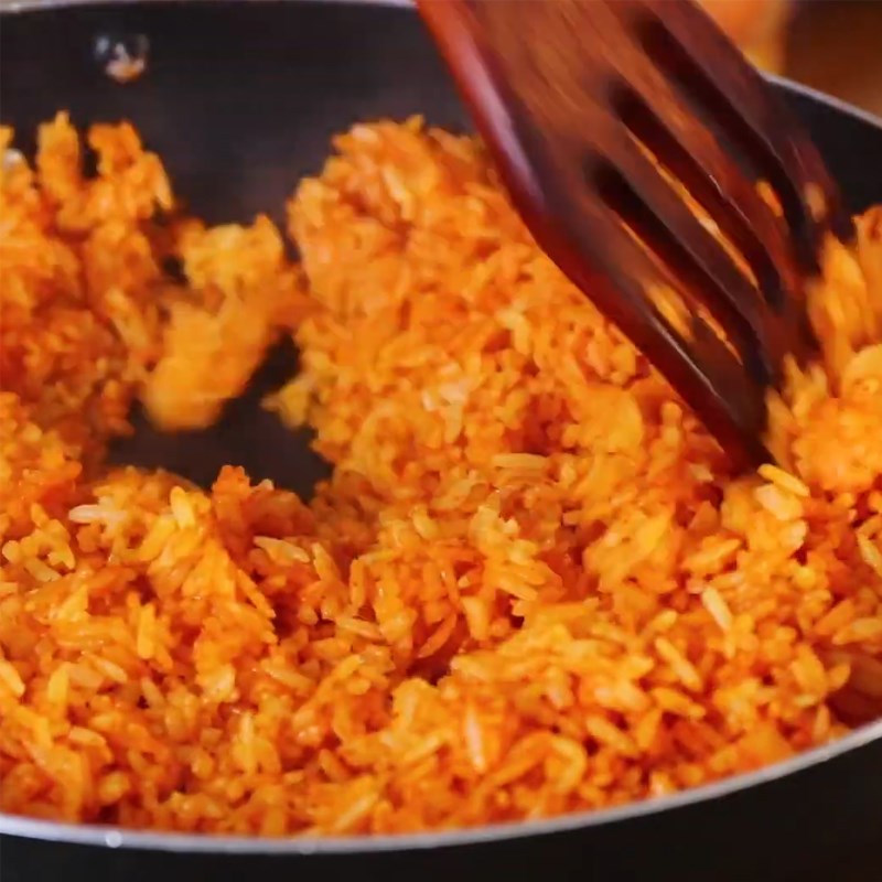 Bước 5 Chiên cơm Cơm chiên bò bulgogi Hàn Quốc
