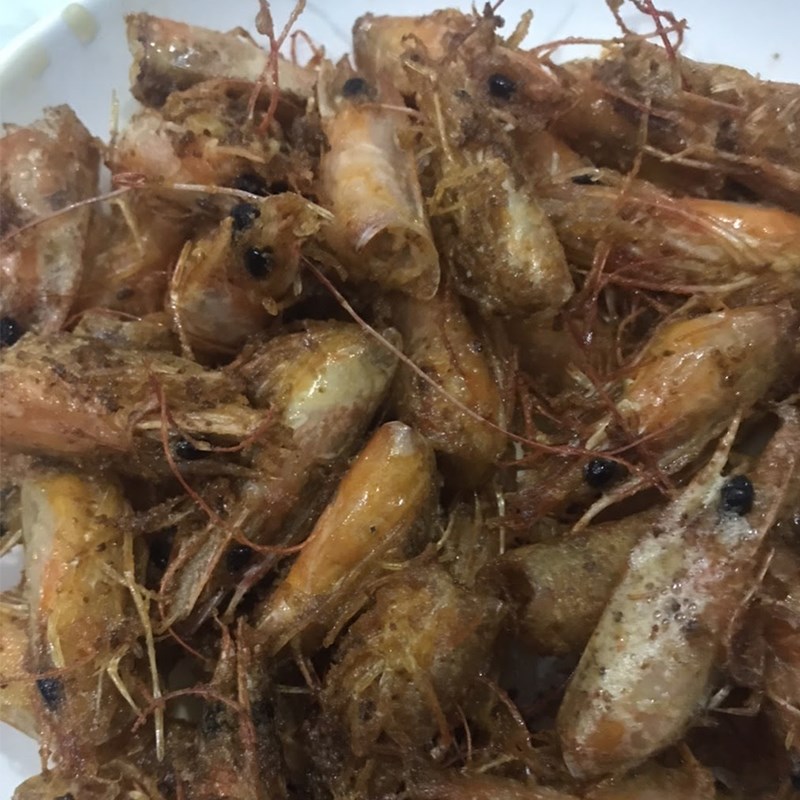 Bước 3 Chiên đầu tôm Tôm sốt Thái (công thức được chia sẻ từ người dùng)