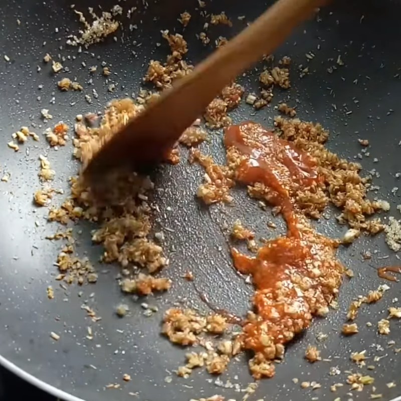Bước 4 Chiên sả ớt Sườn non chay chiên sả ớt